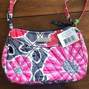 Vera Bradley Little Crossbody in Cheery Blossoms